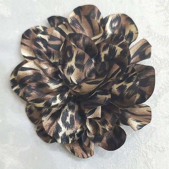 Mixed Lot of (6) Animal Print & Gold Hair Accessories including some Gymboree - Picture 4 of 10